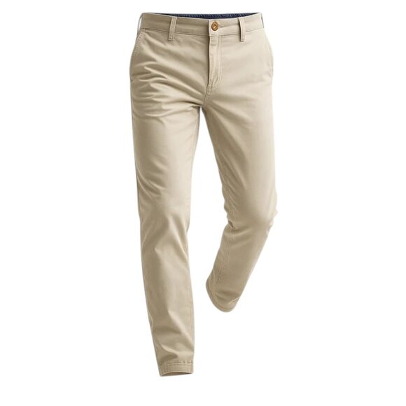 NWT Perk Feel Good Chinos Pants Men's 36x30 Light Khaki Slim-Fit Stretch - Picture 1 of 8